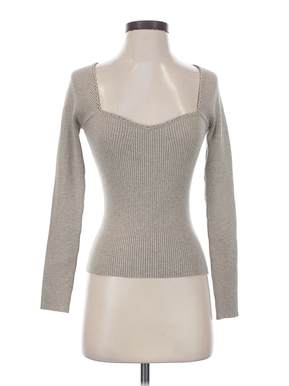 Sezane Maha Jumper in Sandstone size small